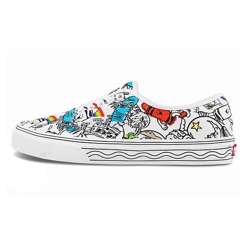 Кроссовки VANS Кроссовки Authentic Crayola Diy Sketch Your Way