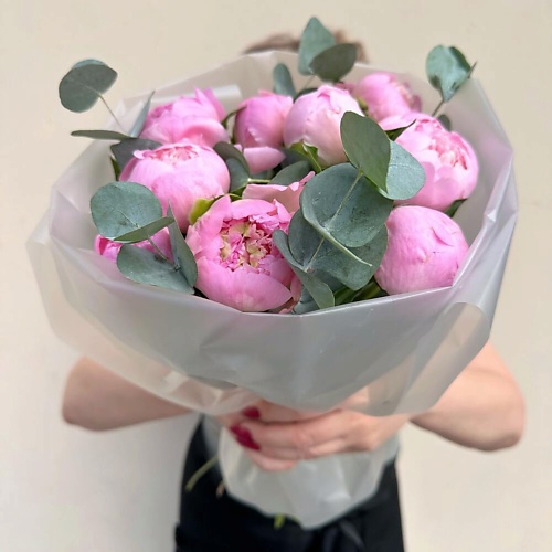 

DIVAFLORA СЕТЬ МАГАЗИНОВ СТИЛЬНЫХ БУКЕТОВ Пионы букет премиум 9шт «SweetCandy», Пионы букет премиум 9шт «SweetCandy»