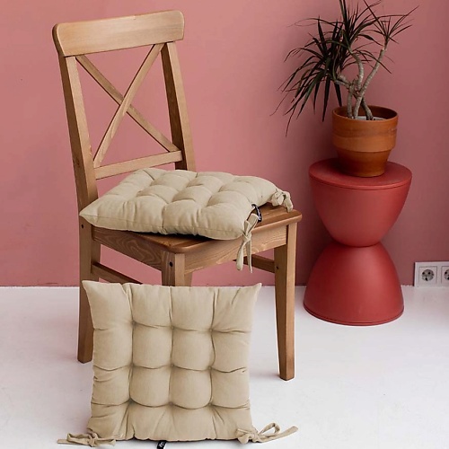

PASIONARIA Подушка на стул "Тина" Бежевый, Подушка на стул "Тина" Бежевый