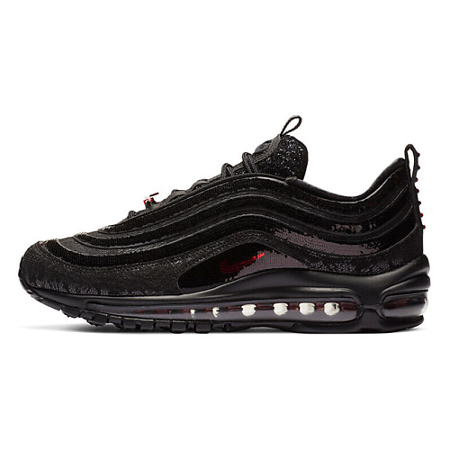 

NIKE Кроссовки Air Max 97 Sequin Black Red, Кроссовки Air Max 97 Sequin Black Red
