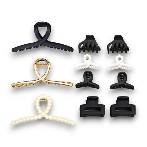 

ZIKOLKI STORE Заколка крабик аксессуар для волос подарочный набор крабов, подарок женский, Заколка крабик аксессуар для волос подарочный набор крабов, подарок женский