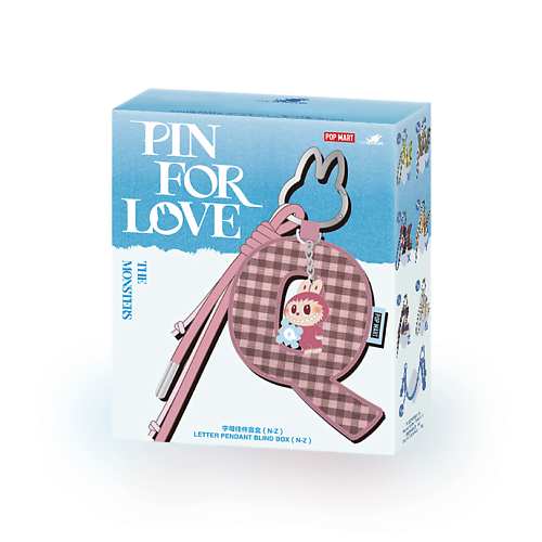 

POP MART Буквы-подвески LABUBU LETTERS «Blind Box» (буквы N-Z), коллекция «Pin For Love», Буквы-подвески LABUBU LETTERS «Blind Box» (буквы N-Z), коллекция «Pin For Love»