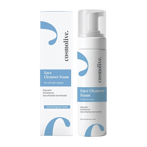 

COSMOLIVE Очищающая пенка для лица для всех типов кожи 150, Очищающая пенка для лица для всех типов кожи