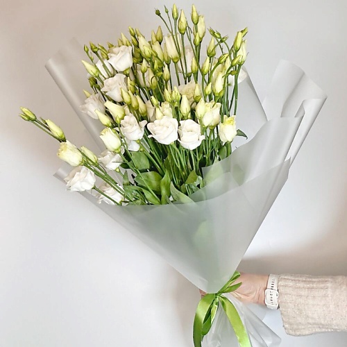 

DIVAFLORA СЕТЬ МАГАЗИНОВ СТИЛЬНЫХ БУКЕТОВ Белая эустома «Кристал», Белая эустома «Кристал»