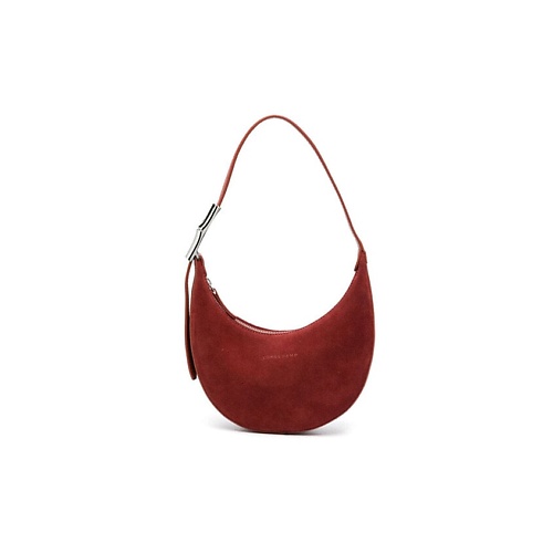

LONGCHAMP Сумка Roseau Suede Calfskin Crescent Bag Women's Red, Сумка Roseau Suede Calfskin Crescent Bag Women's Red