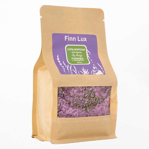 

FINNLUX Соль для ванны морская "ЛАВАНДА С СУХОЦВЕТОМ" 500, Соль для ванны морская "ЛАВАНДА С СУХОЦВЕТОМ"