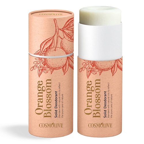 

COSMOLIVE Натуральный дезодорант Цветок апельсина 75, Натуральный дезодорант Цветок апельсина