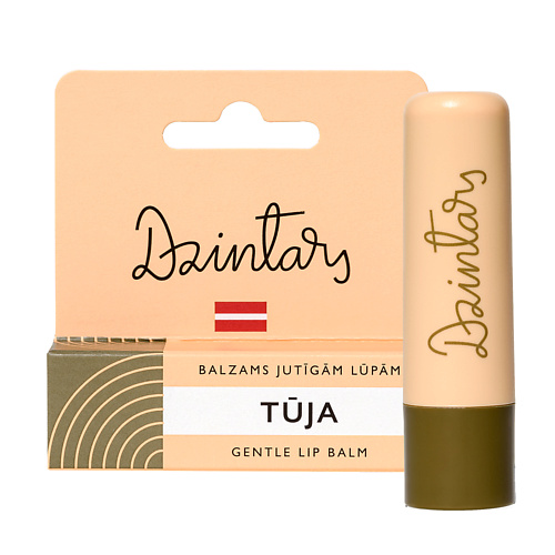 

DZINTARS Смягчающий бальзам для губ Tuja, Смягчающий бальзам для губ Tuja