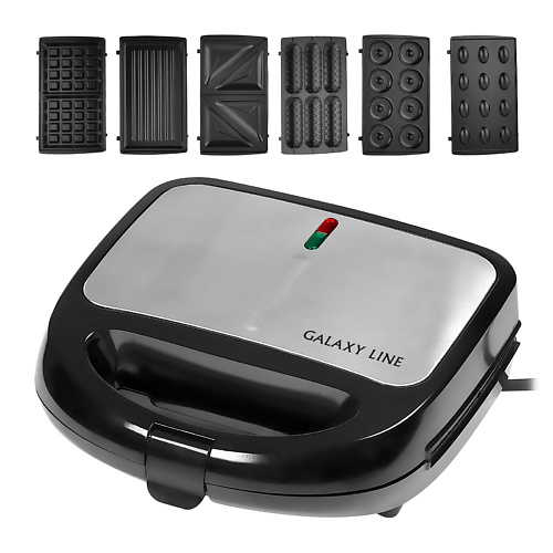 

GALAXY LINE Вафельница GL2981 (6 сменных форм), Вафельница GL2981 (6 сменных форм)