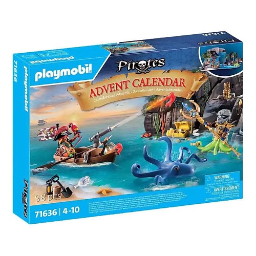 

PLAYMOBIL Адвент-календарь с фигурками и аксессуарами Пираты, Адвент-календарь с фигурками и аксессуарами Пираты