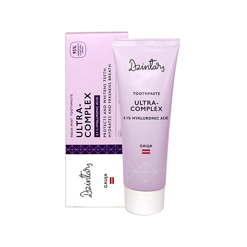 

DZINTARS Dzintars Gauja Зубная паста ультракомплексная 75, Dzintars Gauja Зубная паста ультракомплексная