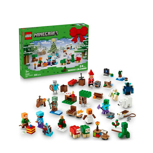 Набор детский LEGO Адвент-календарь Minecraft 21280 Advent Calendar 2025