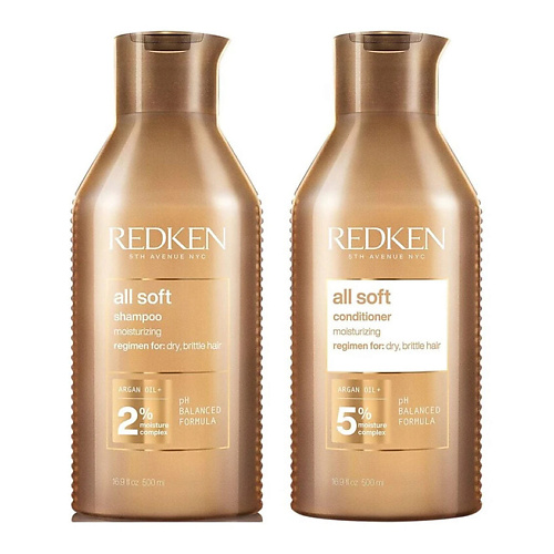 

REDKEN Набор All Soft Bundle XL: Шампунь + Кондиционер, Набор All Soft Bundle XL: Шампунь + Кондиционер
