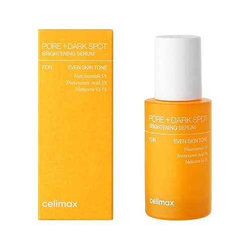 

CELIMAX Сыворотка для лица PORE+DARK SPOT для выравнивания тона и рельефа кожи 30, Сыворотка для лица PORE+DARK SPOT для выравнивания тона и рельефа кожи