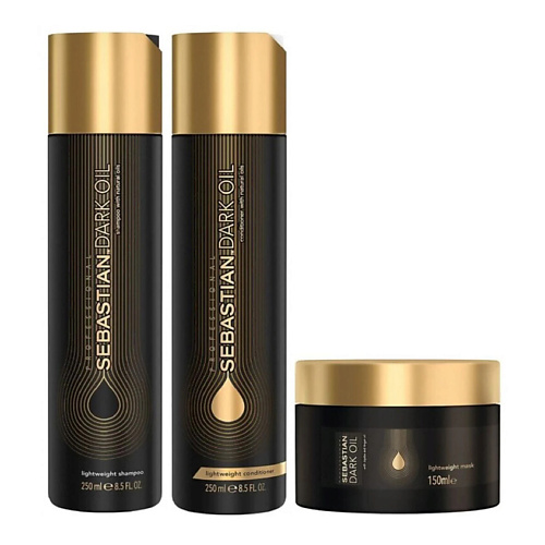 

SEBASTIAN PROFESSIONAL Набор с маслом черного тмина Dark Oil Trio, Набор с маслом черного тмина Dark Oil Trio