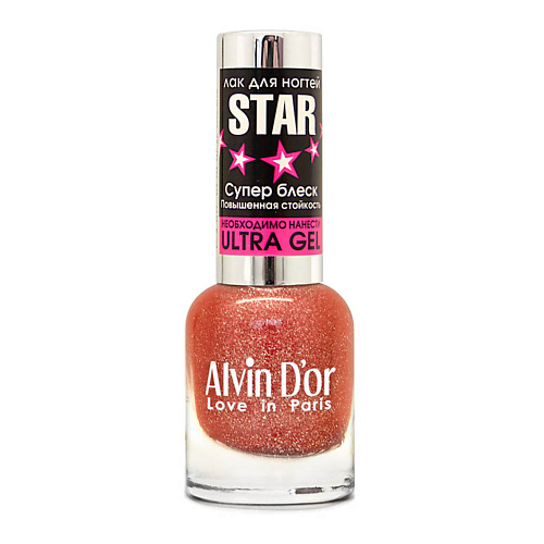 

ALVIN D’OR Лак для ногтей STAR Супер Блеск, Лак для ногтей STAR Супер Блеск