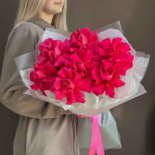 ЛАЙФБУКЕТ Букет из ажурных розовых роз 