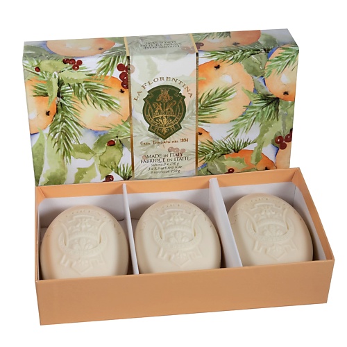 

LA FLORENTINA Набор мыла Tuscany orange pine / Рыжая Тосканская сосна 450, Набор мыла Tuscany orange pine / Рыжая Тосканская сосна