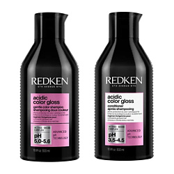 Набор Acidic Color Gloss Bundle XL: шампунь + кондиционер