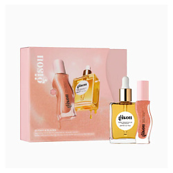 Набор Glossy and Glazed: Масло для волос + Масло для губ