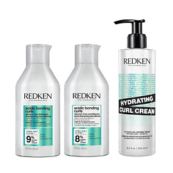Набор для вьющихся волос Acidic Bonding Curls Bundle Cream