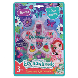 Набор: тени для век, помада на блистере Enchantimals
