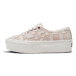 Кроссовки Authentic Woven Check Stackform 'White Pink'