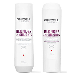 Набор Dualsenses Blondes & Highlights: Шампунь + Кондиционер