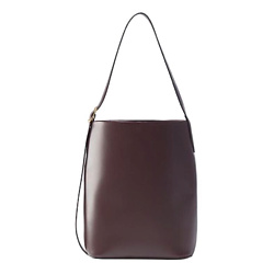Сумка Synthetic Leather Shoulder Bag Unisex Dark Brown