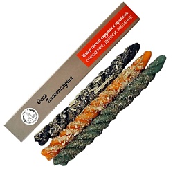 Свечи скрутки с травами Деньги Желание Очищение