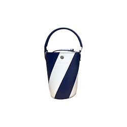 Сумка Épure Cow Leather Bucket Bag Women's Blue White