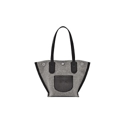 Сумка Roseau Wool Blended With Cow Leather Trim Tote Bag Extra Small Women's Gray