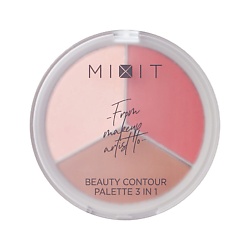 Палетка для скульптурирования лица  BEAUTY CONTOUR 3в1