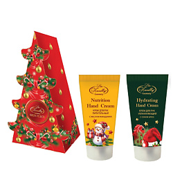 ПОДАРОЧНЫЙ НАБОР Елка, крема для рук питательный + увлажняющий