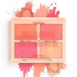 Blash and Shine Палетка румян и хайлайтеров