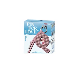 Брелок-игрушка THE MONSTERS LABUBU Letters Pin for Love N-Z