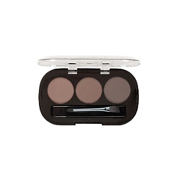 Тени для бровей MATTE, из 3-ех оттенков