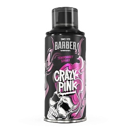Лак для волос цветной CRAZY PINK