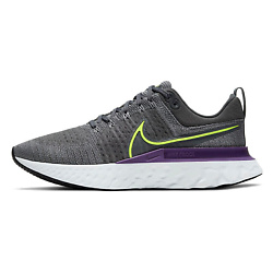 Кроссовки React Infinity Run Flyknit 2 Grey Volt Wild Berry