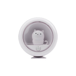 Ночник-светильник детский КОТИК TS8-CAT-SENS, акк-р, датчик освещ.
