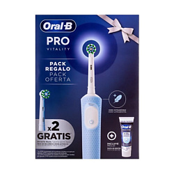 Набор: электрическая зубная щетка Oral-B Vitality Pro D103 + Зубная паста