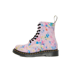 Кроссовки Dr.Martens 1460 Pascal Rainbow Suede Lace Up Boots Pink Womens