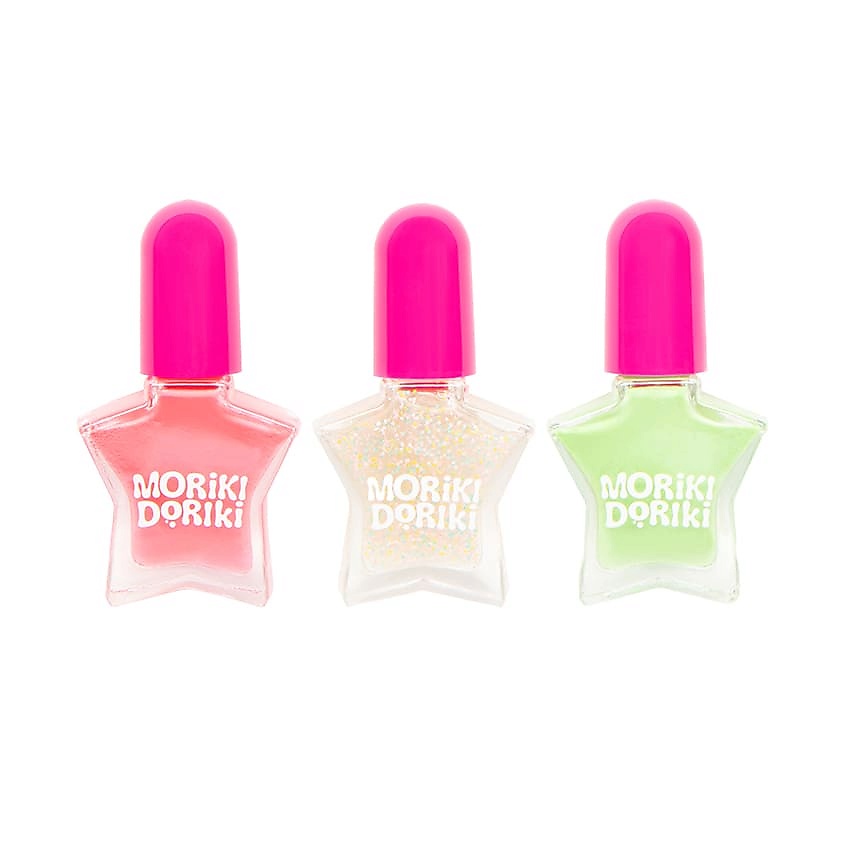 MORIKI DORIKI Набор лаков для ногтей Nail polish set FRUIT POPCORN – фото 2