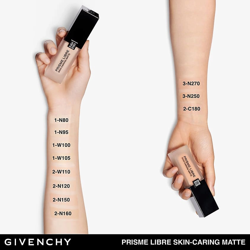 GIVENCHY Ухаживающее матирующее тональное средство Prisme Libre Skin-Caring Matte – фото 6