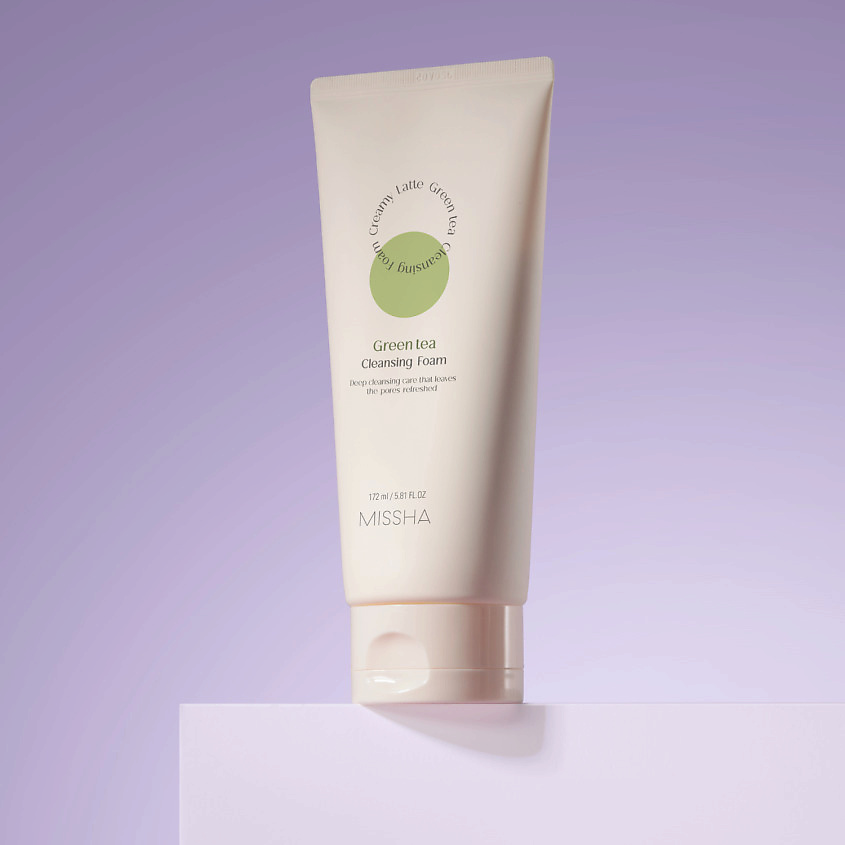 MISSHA Пенка для умывания Creamy Latte с зеленым чаем – фото 7
