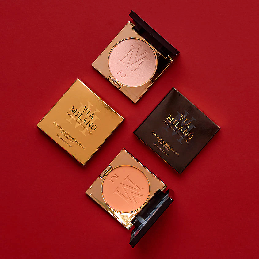 VIA MILANO Бронзер для лица c витамином E Skin Illuminator Bronzer – фото 3