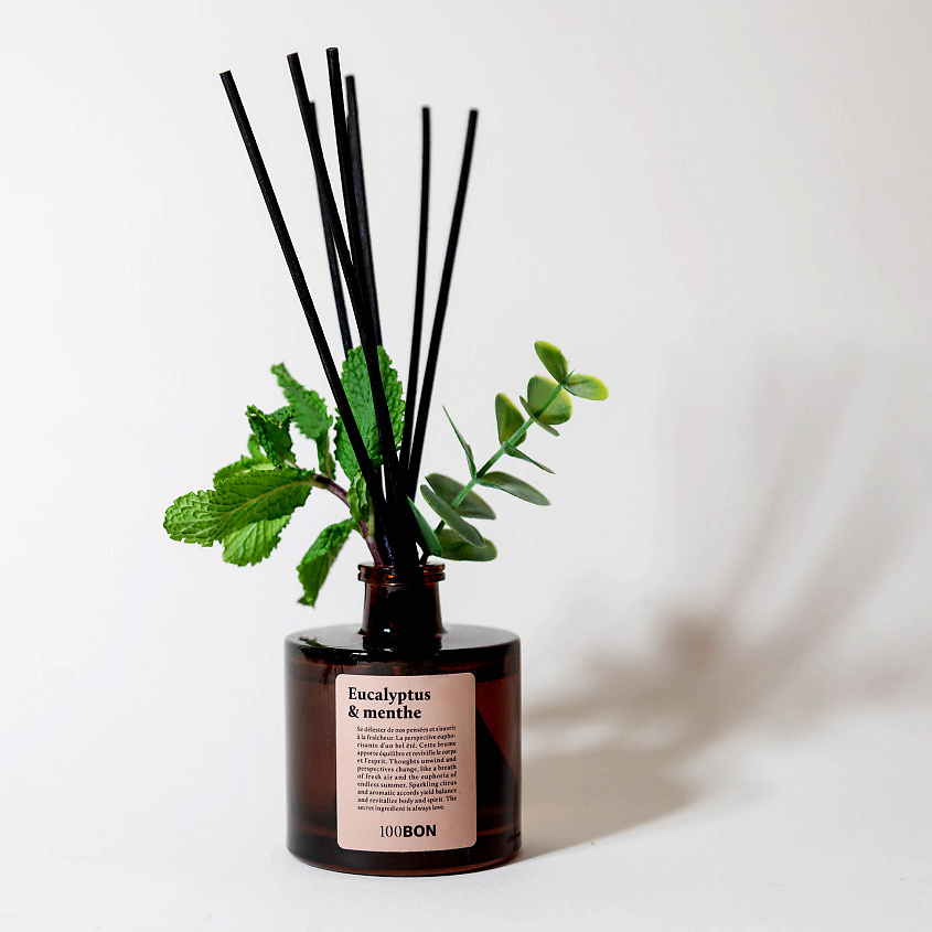 100BON Аромат для дома, придающий энергию диффузор Eucalyptus Et Menthe – фото 2