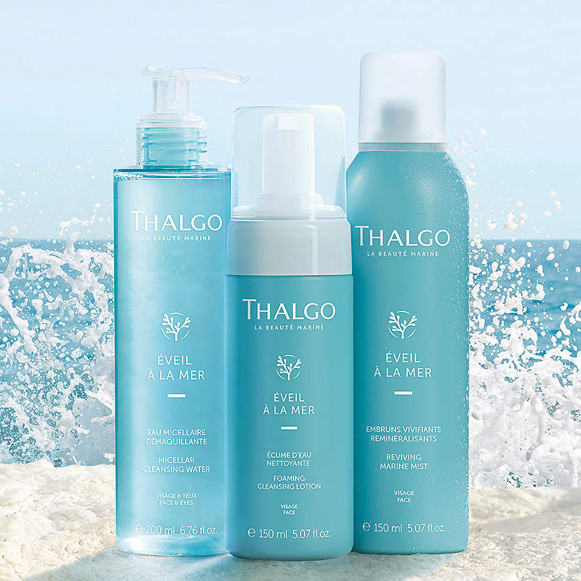 THALGO Очищающий мицеллярный лосьон для лица Eveil A La Mer Micellar Cleansing Water – фото 3