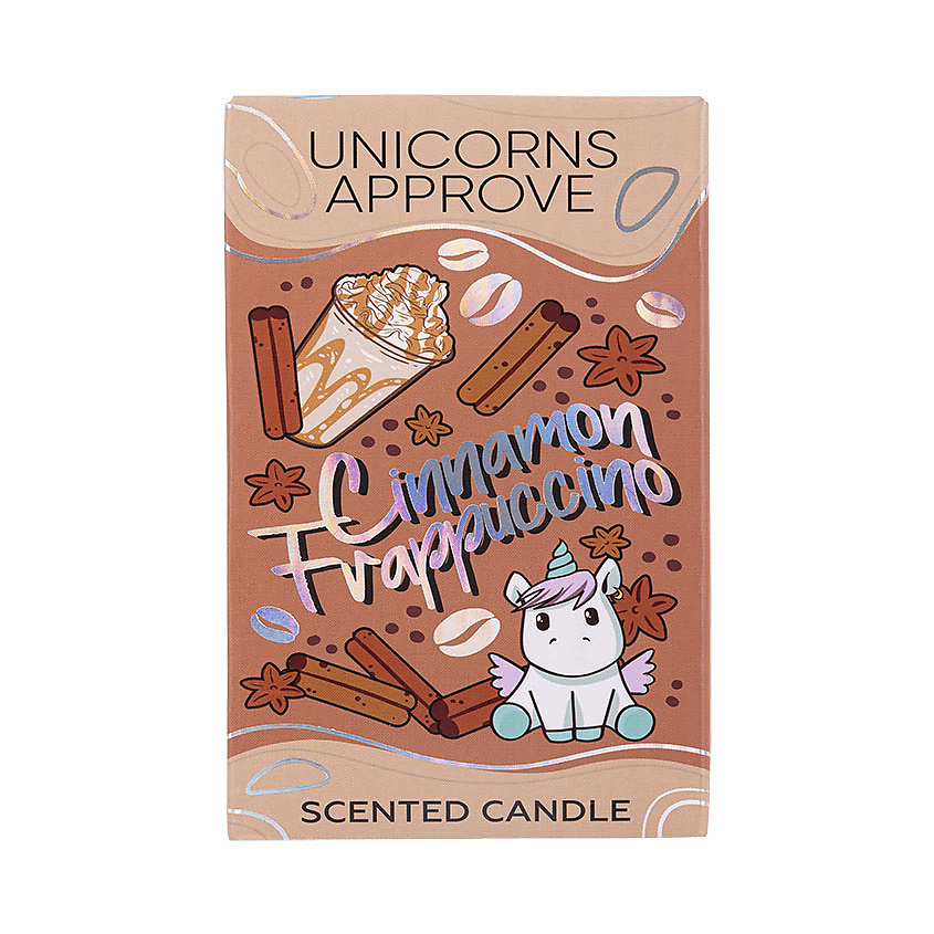 UNICORNS APPROVE Свеча ароматическая Cinnamon Frappuccino – фото 2