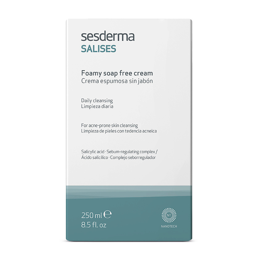 SESDERMA Крем пенящийся для умывания для лица и тела Salises – фото 2